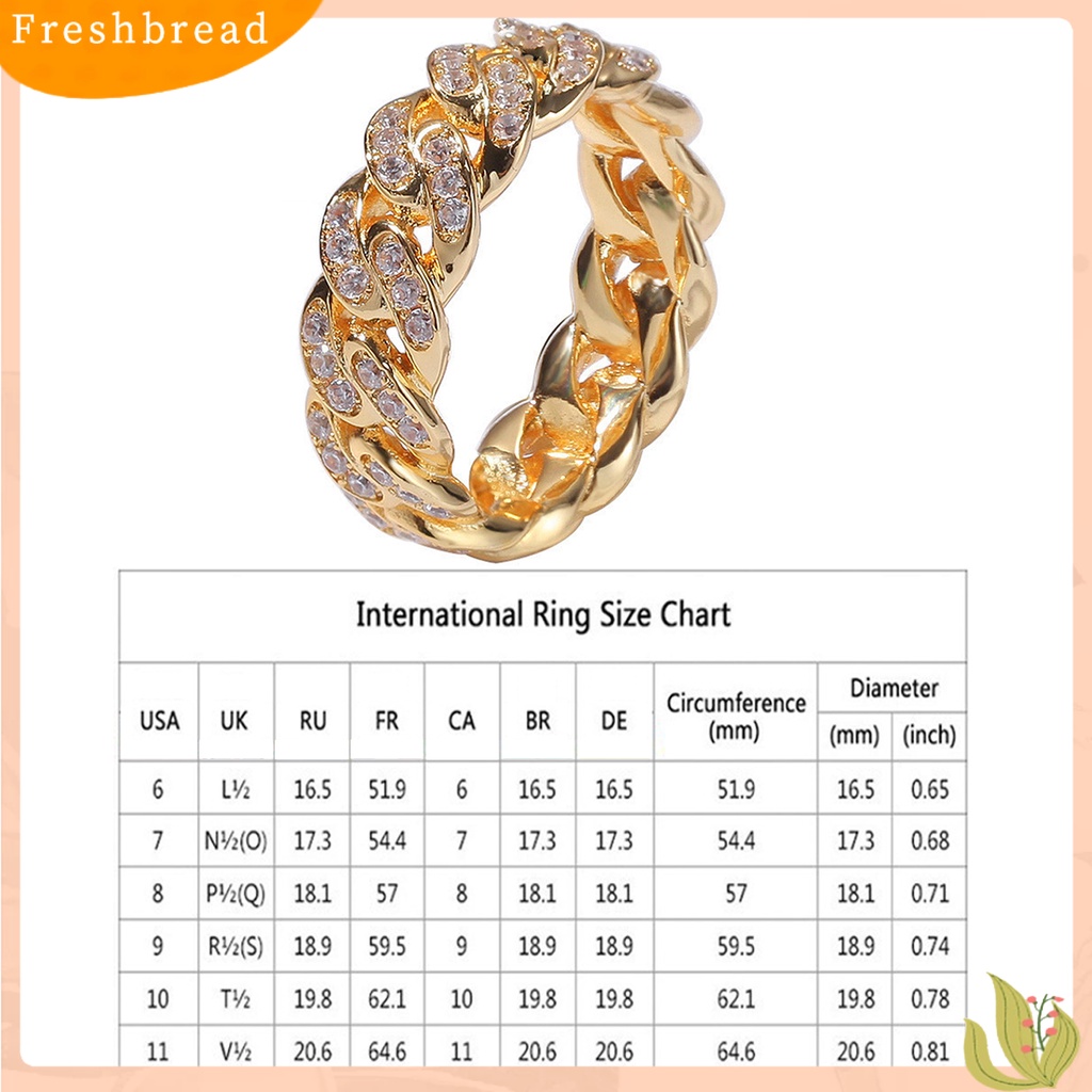 {In Stock} Fashion Memutar Cincin Kreatif Perhiasan Cincin Cubic Zirconia Alloy Finger Ring Untuk Hadiah