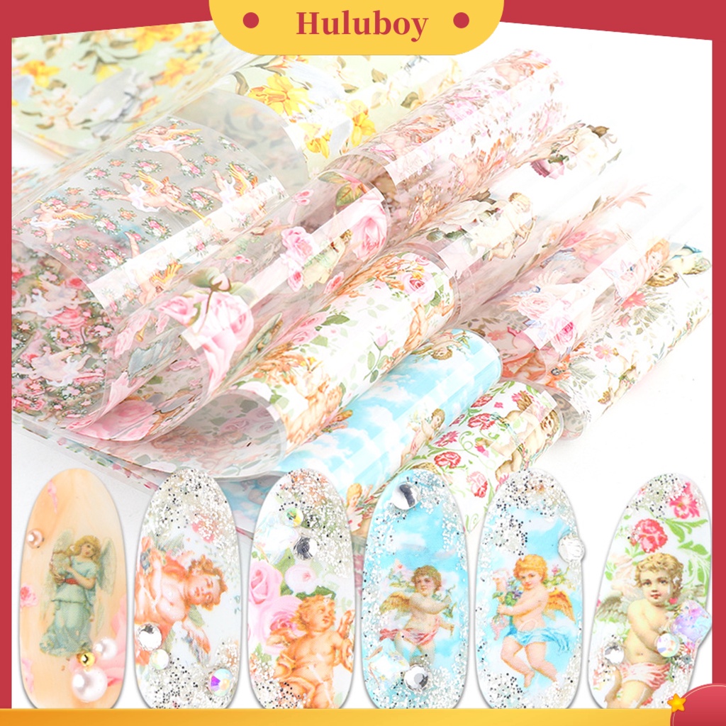 {In Stock} 10Pcs Stiker Kuku Motif Cupid Tahan Lama DIY Transfer Cupid Manicure Decor Untuk Wanita