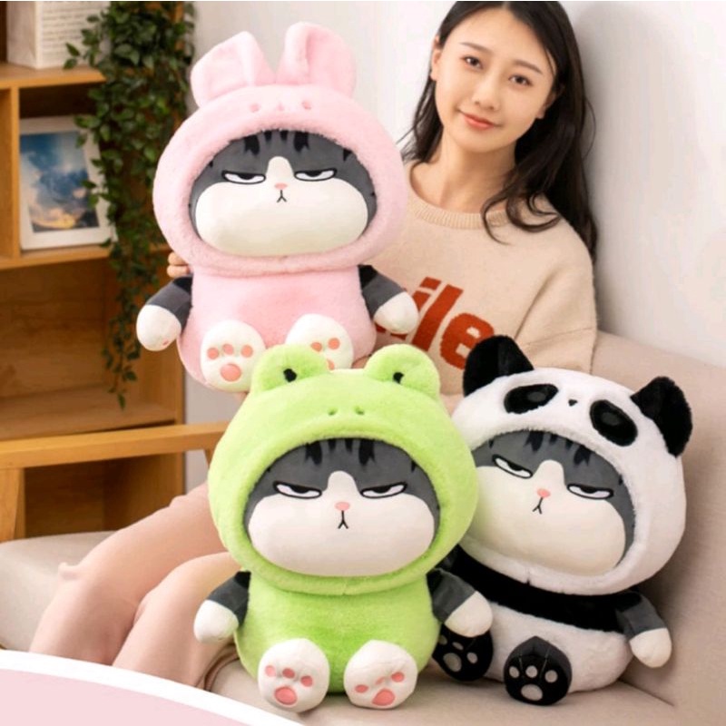 Boneka Kucing Furyu Terbaru Mainan Anak Boneka Lucu 30cm Plushie Bahan Halus Dan Lembut Berstandar SNI