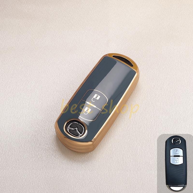 Cover Kunci Mobil TPU Untuk Mazda 2 3 6 Axela Atenza CX-5 CX5 CX-7 CX-9 Smart 2per3 Key Casing Case Aksesoris Mazda