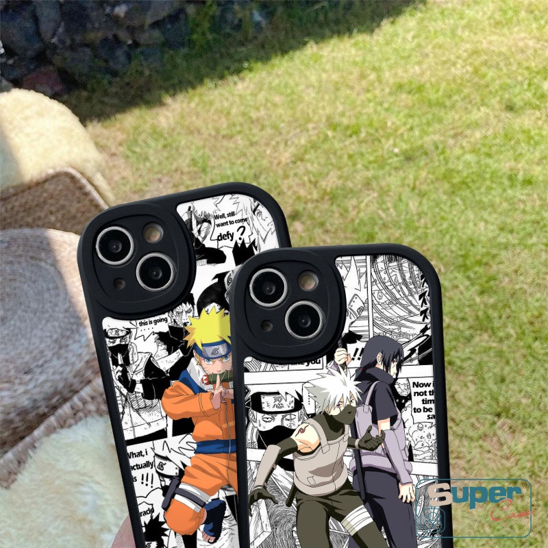 Casing Anime Doodle Untuk Infinix Hot 10T 10s 11s Smart 5 6 Hot 9 11 10 Play Infinix Note 8 Hot 10 Fashion Kartun Naruto Keren Shockproof Lembut Tpu Phone Cover