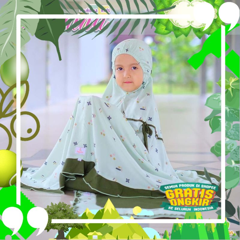 Mukena Anak Balita Rayon Premium, Mukenah Ermina/ Trendy Modis