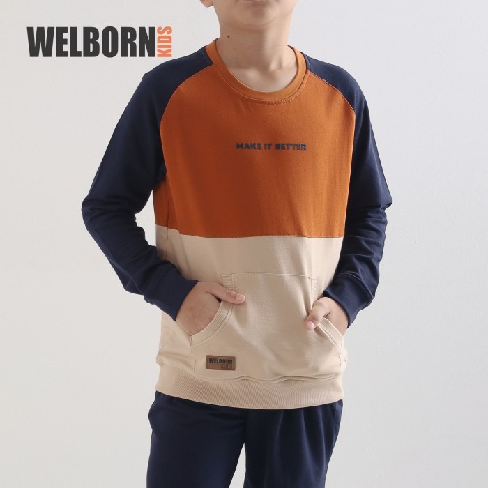 Welborn Kids Sweater Make It Better Anak Unisex