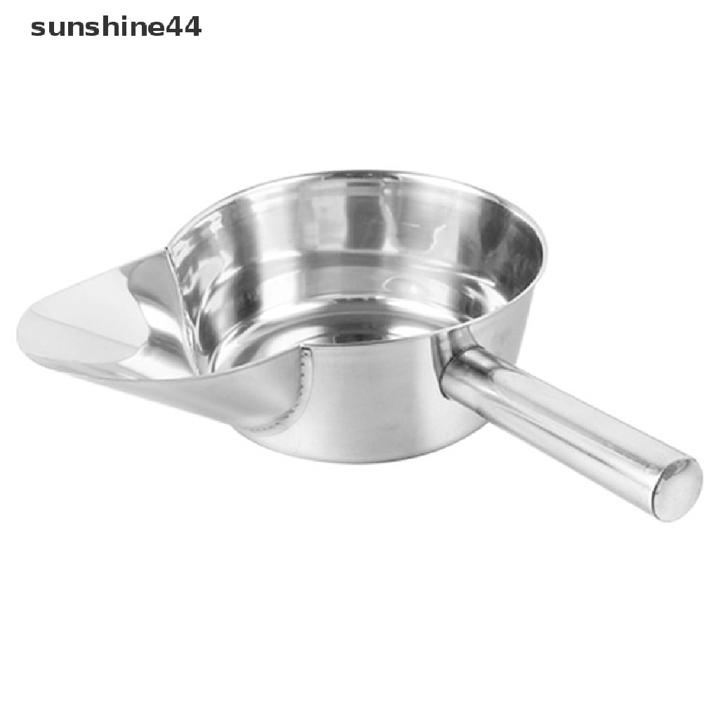 Sunshine Dapur Restoran French Fries Shovel Funnel Sendok Stainless Steel Alat Packing ID