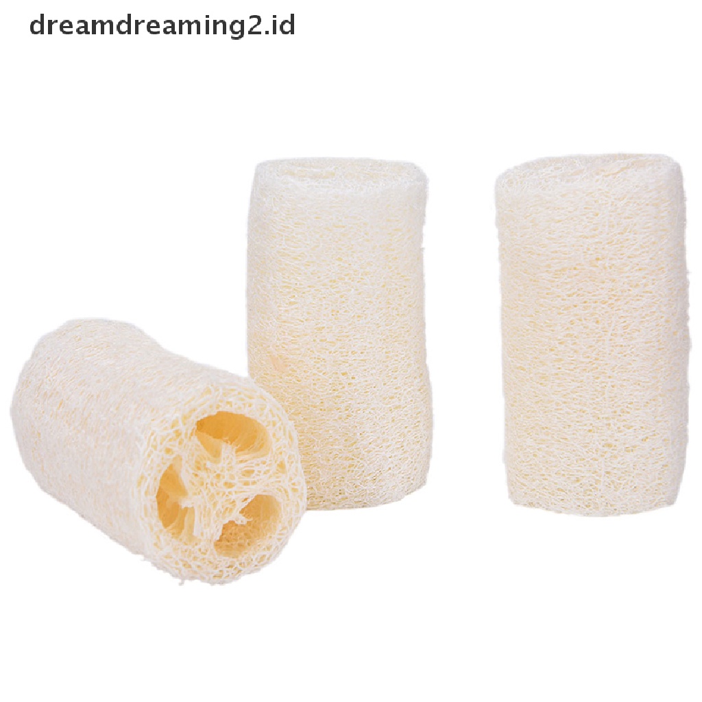 (hot) Loofah Luffa Alami Mandi Shower Cuci Body Pot Bowl Sponge Scrubber//