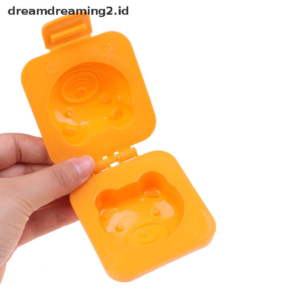 (hot) Cetakan Bola Nasi Bayi Cetakan Kartun Sushi Rice Mold Fish Car Jingle Cat Egg Mold//