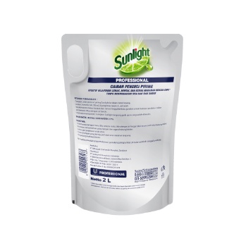 Sunlight Professional Sabun Cuci Piring Sunlight Sabun Cair Jeruk Nipis Lime 1,8 L Pouch Sunlight Profesional Sun Light