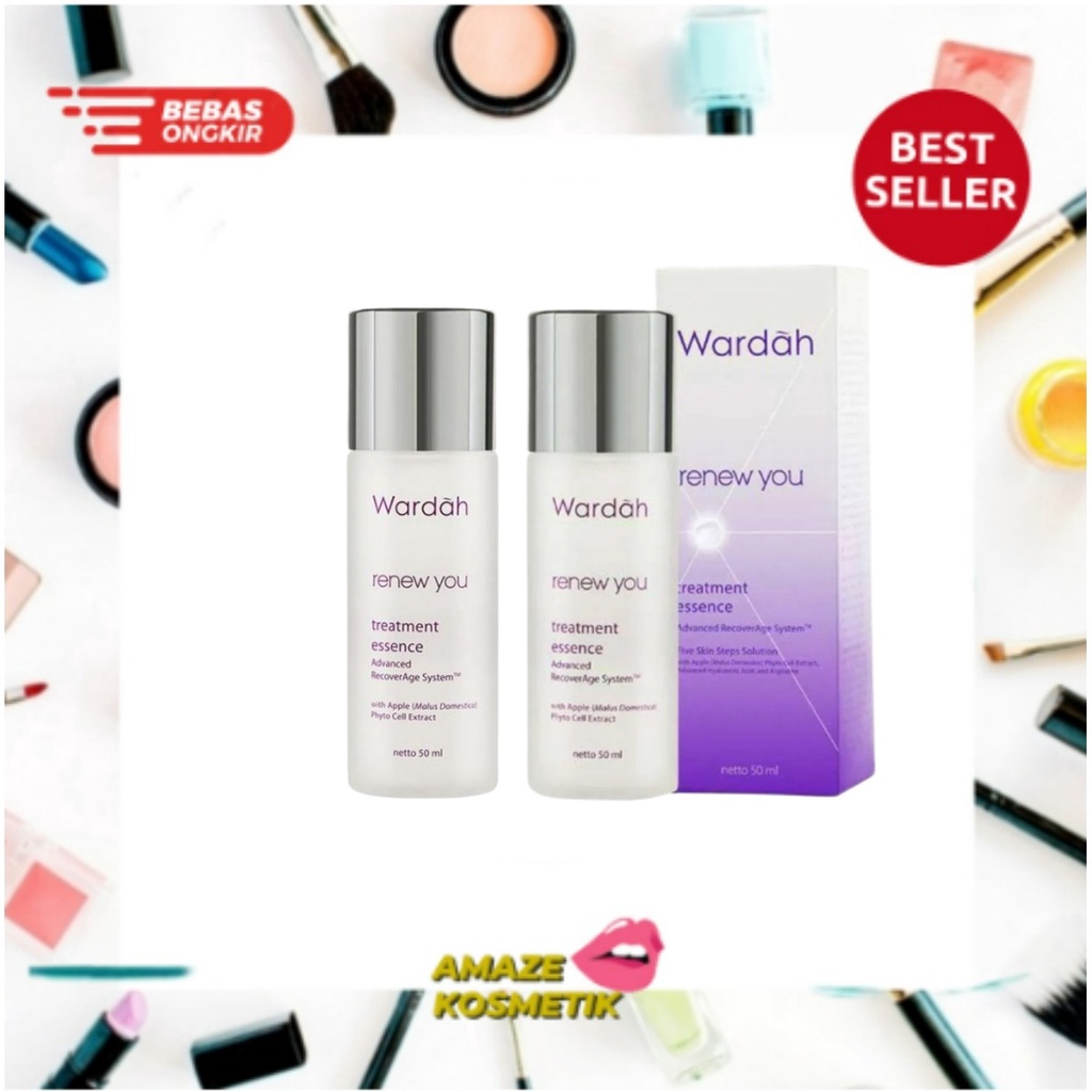 WARDAH Renew You Anti Aging Treatment Toner Essence 50ml - Amaze_Kosmetik