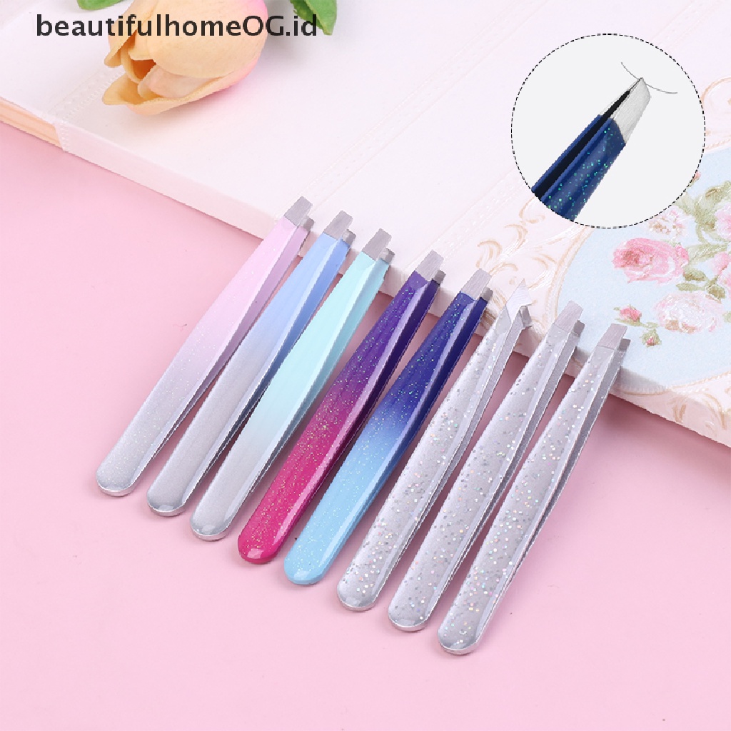 // Beauty// Penjepit Alis Jepit Alis Stainless Steel Warna Pincet Klip Alat Makeup **