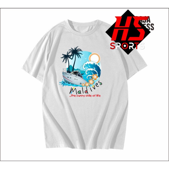 KAOS OLEH- OLEH MALDIVES - BAJU MALDIVES - SOUVENIR MALDIVES