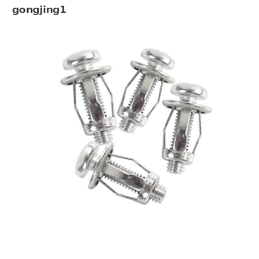 Ggg 10pcs M5/M6 Jack Nuts Sekrup Metal Mobil Petal Nuts Screw Untuk Kulit Besi Dinding Hollow ID