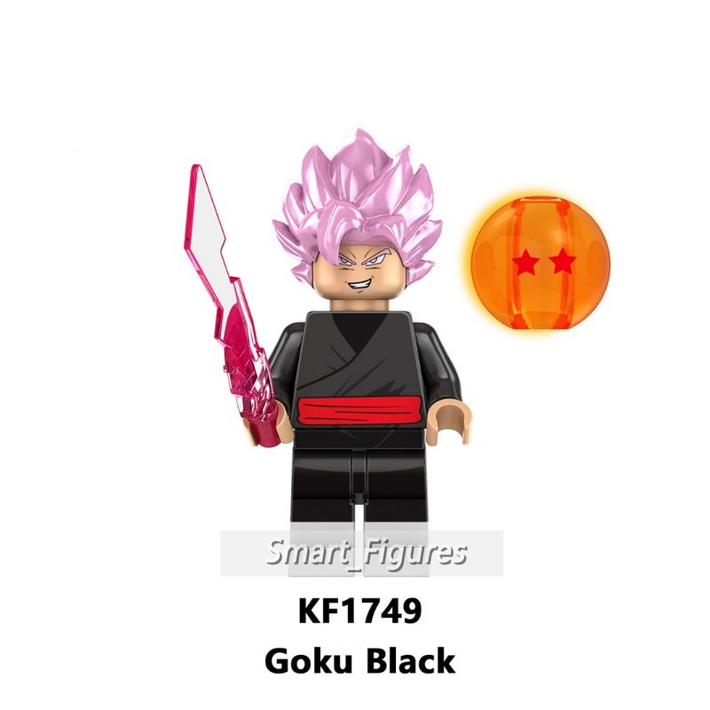 Dragon Ball Minifigure Matahari Wukong Hitam Wukong Buatan Man No. 13mainan Edukasi Blok Bangunan Rakitan Anak