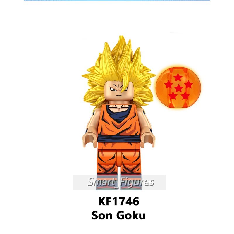 Dragon Ball Minifigure Matahari Wukong Hitam Wukong Buatan Man No. 13mainan Edukasi Blok Bangunan Rakitan Anak