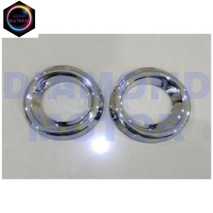 Ring Foglamp Cover Foglamp Chrome Grand Livina 2007-2012 -  Variasi Mobil