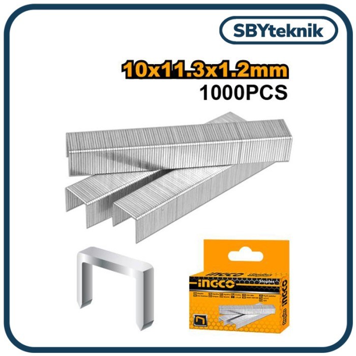 

Staples Tembak (10mm) INGCO STS0210 Refill Isi Steples Stapler HSG1405