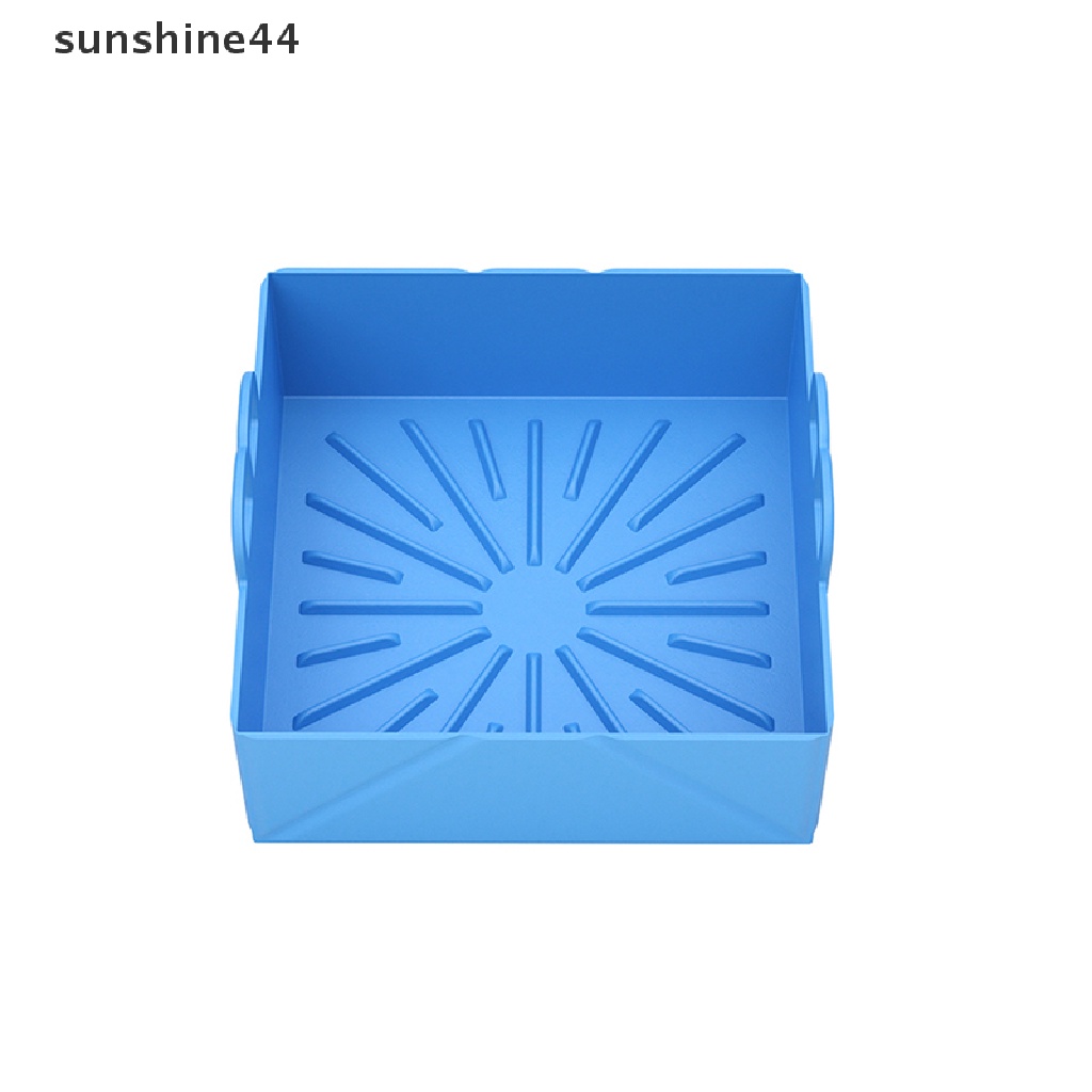 Sunshine Air Fryer Silicone Pot Square, Keranjang Silikon Penggoreng Udara Reusable Untuk 5QT ID