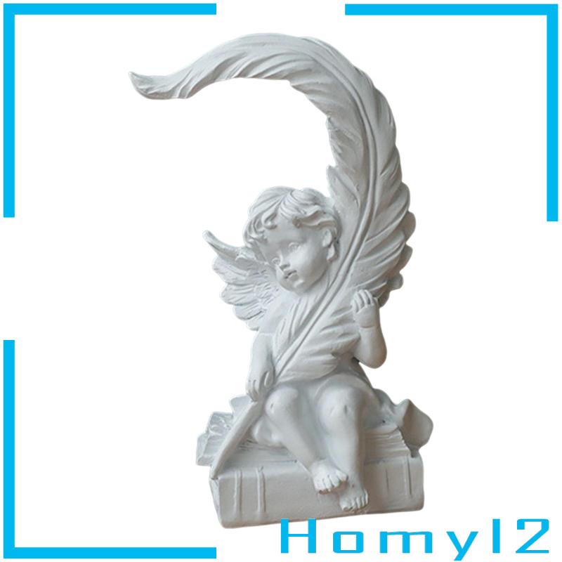 [HOMYL2] Cherub Figurines Patung Taman Untuk Meja Centerpieces Wedding Indoor Outdoor