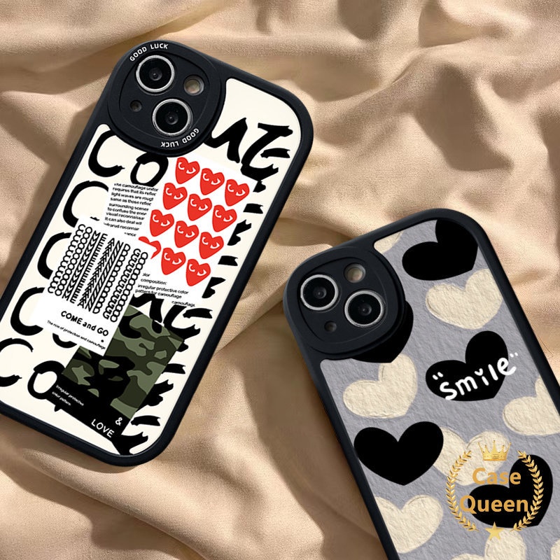 Graffiti Camouflage Oil Painting Love Heart Phone Case Infinix Hot 10s 10 11s 11 10T 9 Play Smart 5 6 Hot 10 Lite Note 8 Soft Tpu Couple Cover