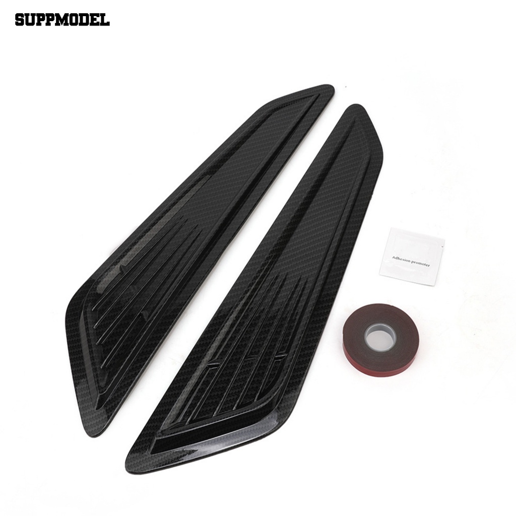 Suppmodel 1pasang 2warna Lis Lubang Angin Untuk Mobil Kekuatan Tinggi Vent Trim Tahan Aus