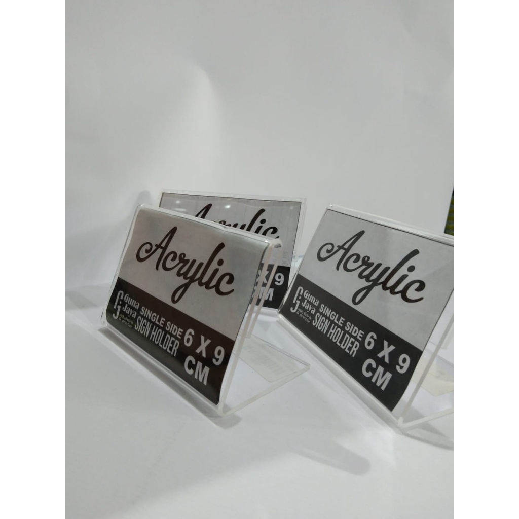 

ACRYLIC NAME PLATE L 9X6 CM