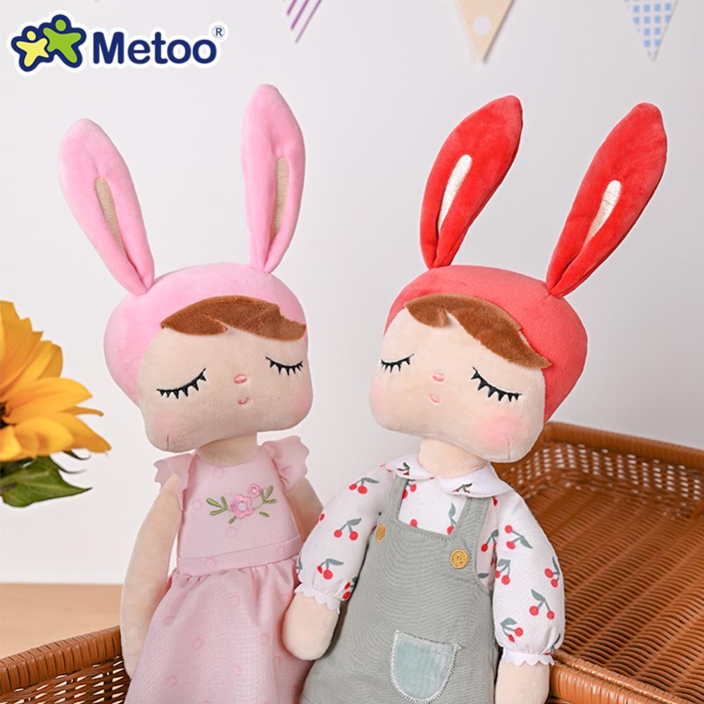 Timekey Metoo Angela Pastoral Gaya Boneka Mainan Mewah Untuk Anak Perempuan Bayi Ulang Tahun Lucu Princes Doll Dengan Dress Stuffed Toys Untuk Anak B1D8