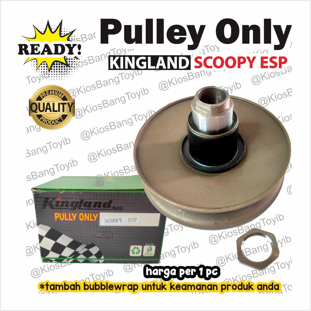 Pully Pulley Puli Only HONDA Scoopy Esp FI (Kingland)