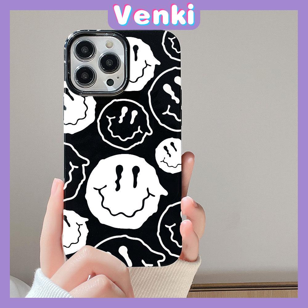 Case for iPhone 11 Soft TPU Glossy Black Candy Case Cute Fashion Smiley Camera Protection Shockproof For iPhone 14 13 12 11 Pro Max 7 8 Plus X XR