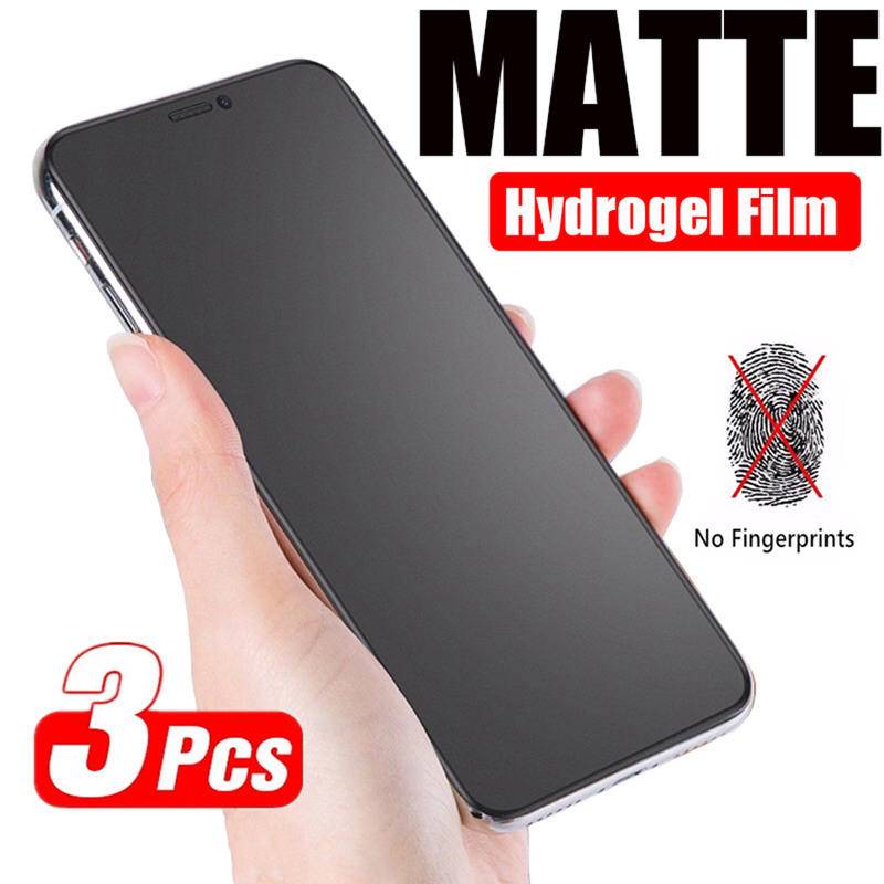 3pcs Film Hidrogel Matte Untuk Xiaomi POCO M4 M3 M2 X5 X4 X3 F2 Pro F4 F3 X3 X4 GT NFC Pelindung Layar Untuk POCO C55 C50 C40 C31 C3 F1 M5 M5S Ada Kaca