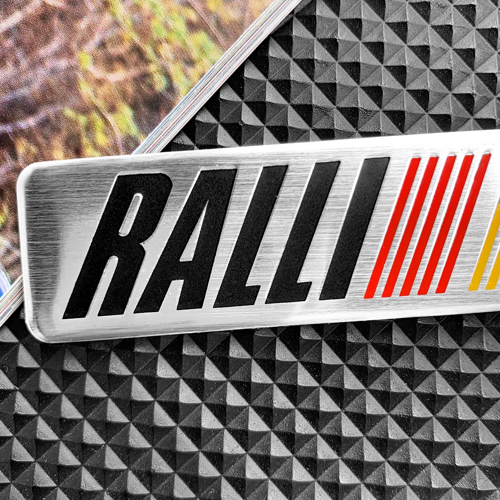 1pcs 3D Mobil Aluminium RALLIART Emblem Stiker Untuk Mitsubishi Asx Outlander Lancer L200 Dimodifikasi Mobil Decals Badge Aksesoris