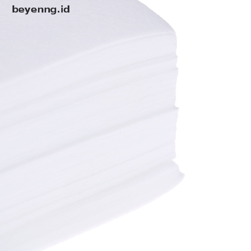 Beyen 100pcs Penghilang Bulu Tubuh Wax Paper Nonwoven Epilator Wax Strip Kertas Roll Strip ID