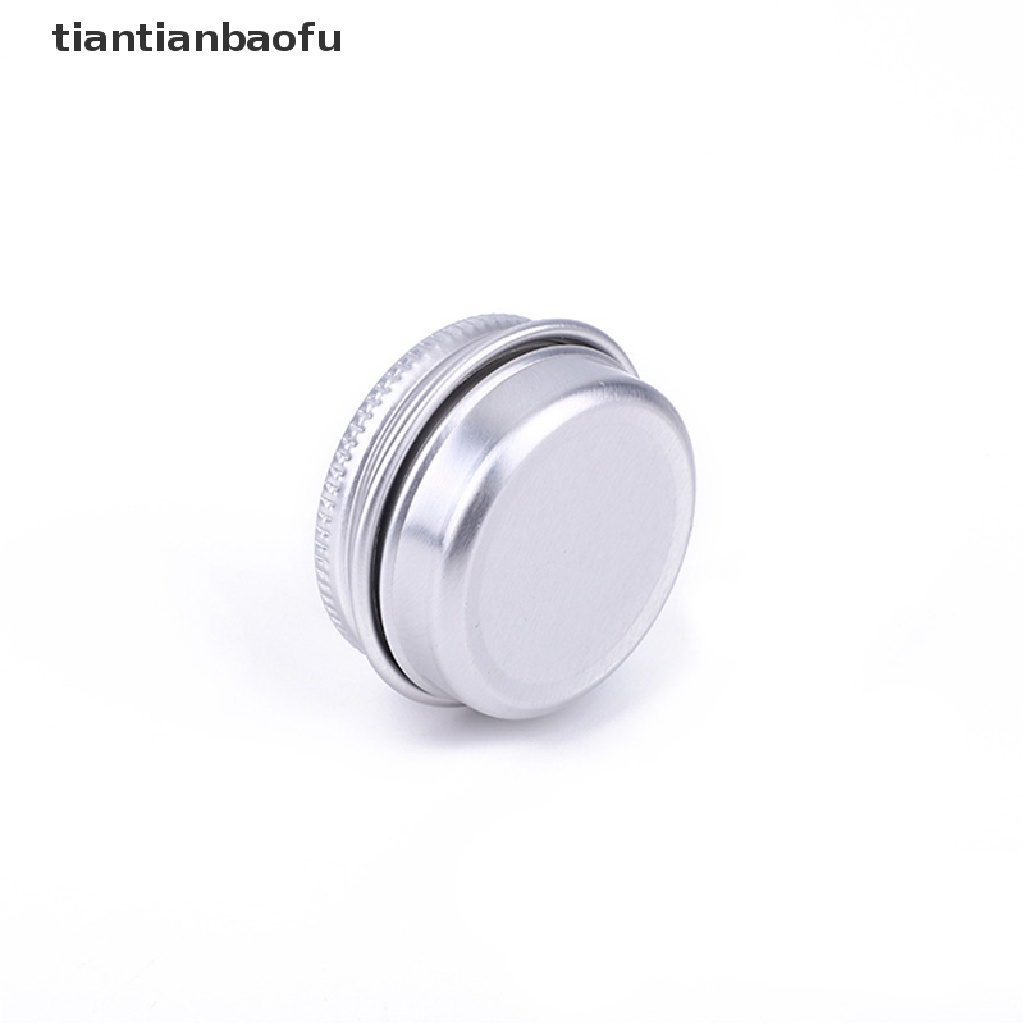 [tiantianbaofu] 10pcs Toples Kaleng Aluminium 10ML Untuk Cream Balm Kuku Wadah Kosmetik Kotak Butik