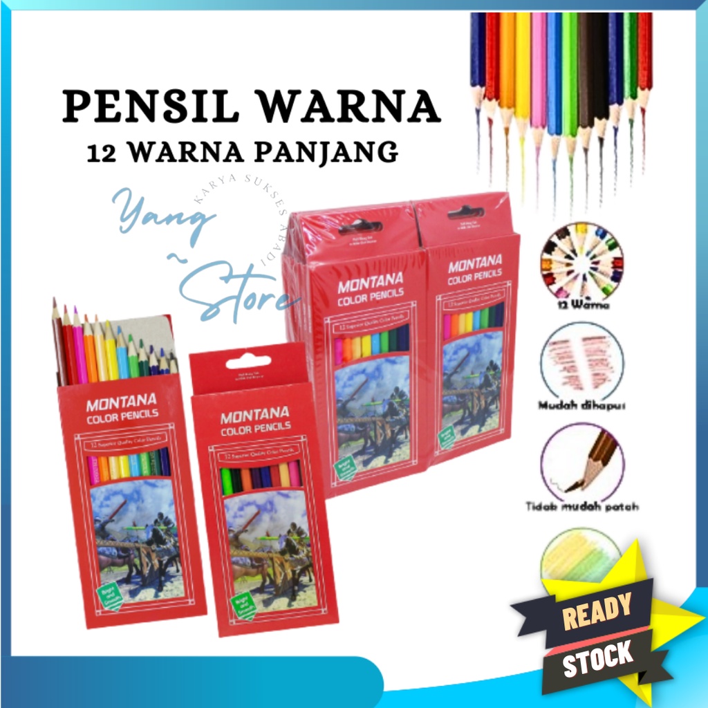

YGS-F307- PENSIL WARNA BESAR 12PCS - PENSIL WARNA UKURAN BESAR