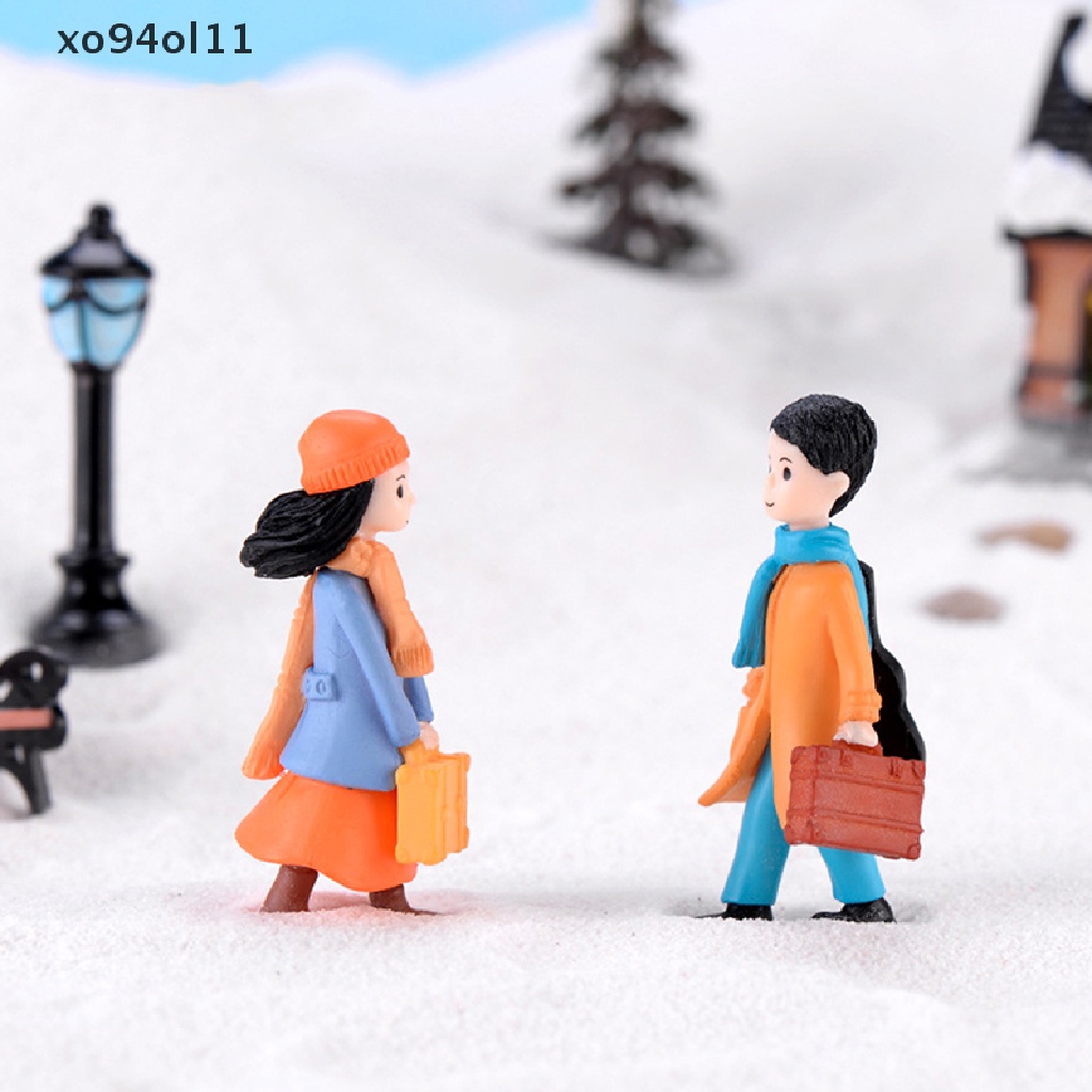 Xo Travel Couple DIY Mini Miniatur Taman Peri Dekorasi Rumah Boneka Lanskap Mikro OL