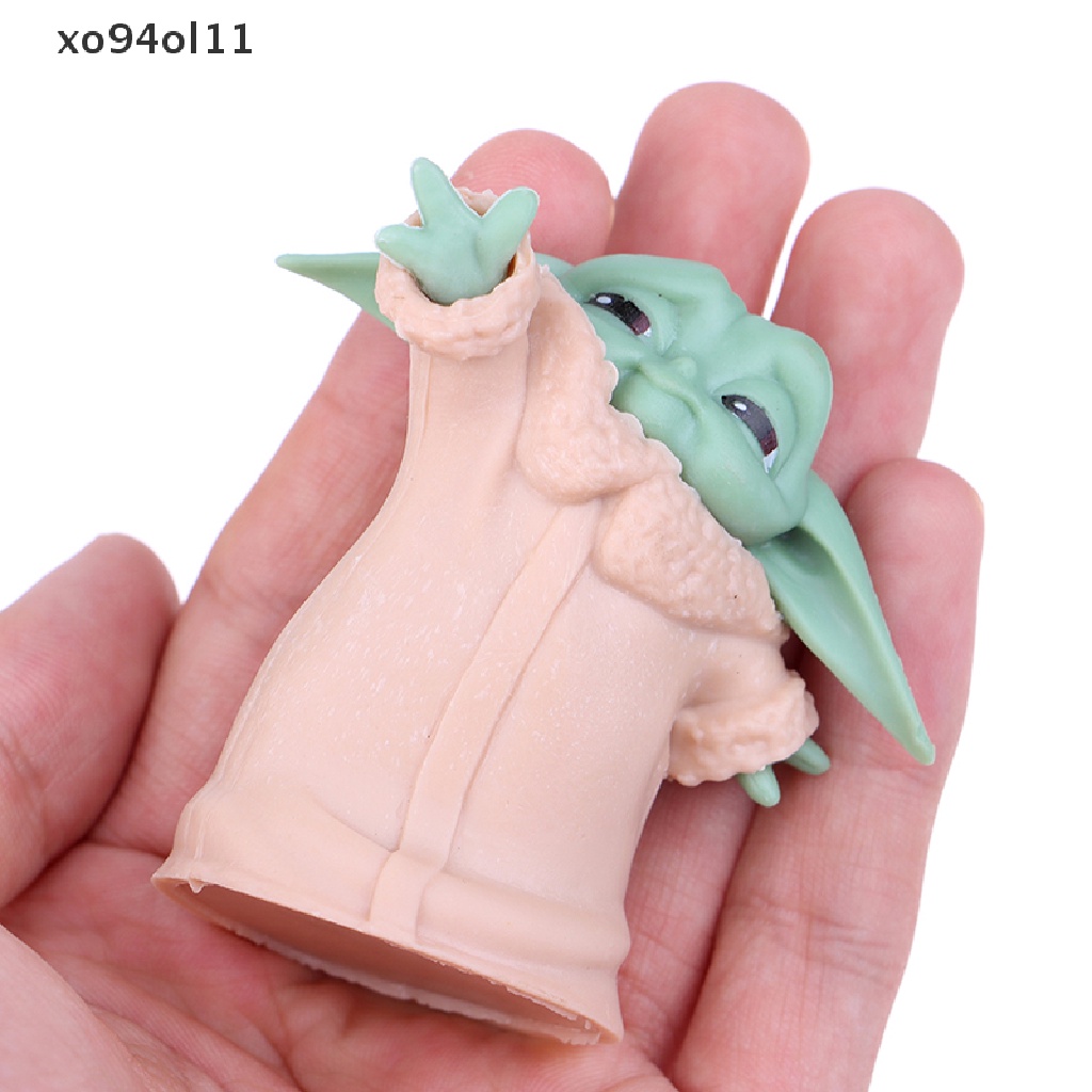 Xo 5Pcs/Set Baby Yoda Grogu Mandalorian Action Figure Mainan Yoda Baby Action Toys OL