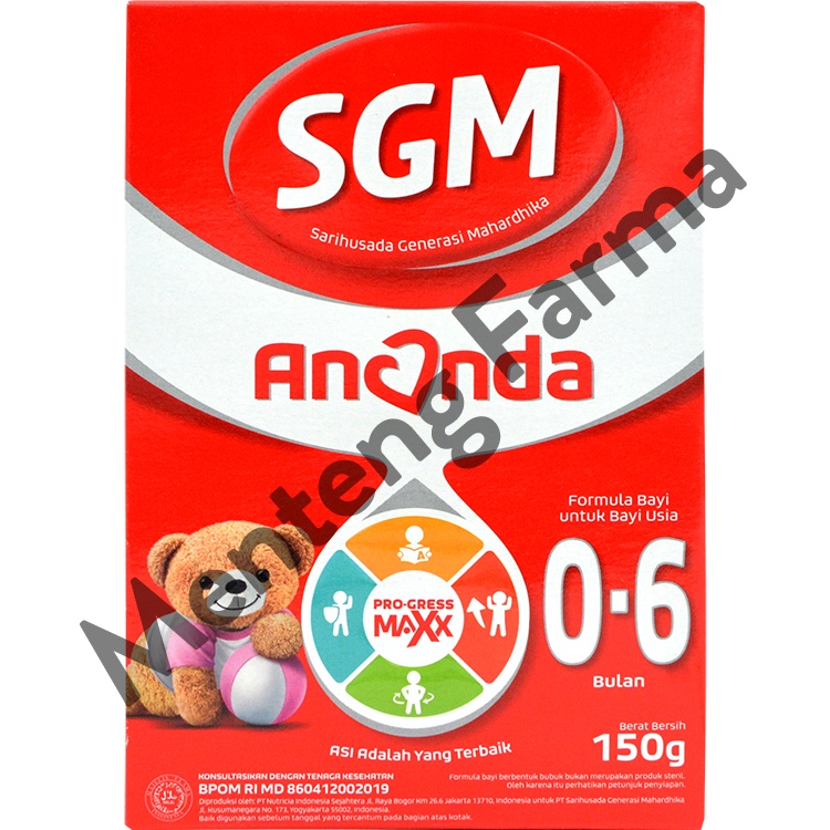 SGM Ananda 1 (0 - 6 Bulan) Formula Bayi Bubuk 150 Gram