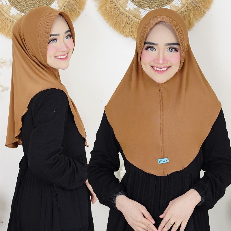 Hijab Sekolah Instan Polos / Hijab Anak Murah / Hijab Sporty Hamidah 02