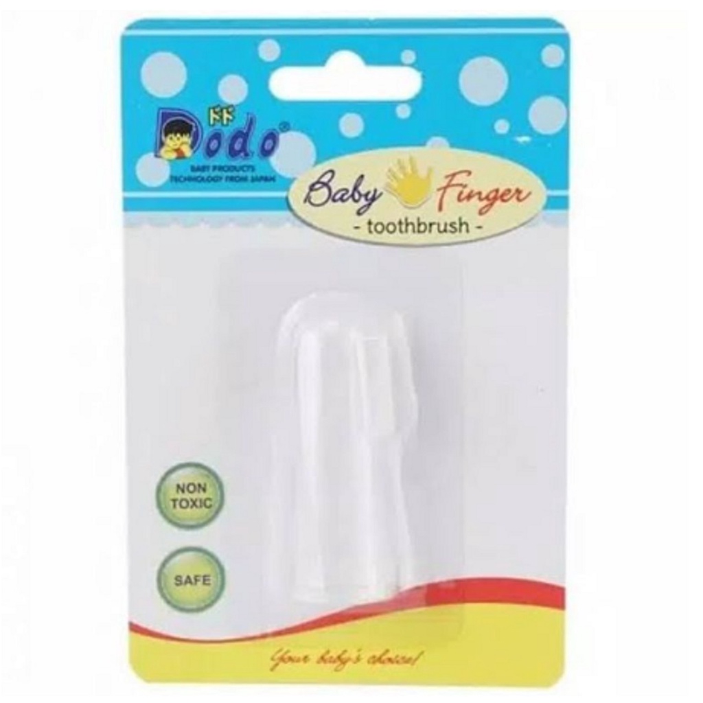 DODO Sikat Lidah Bayi Baby Finger Toothbrush With Case Dodo Bpa Free |  Dodo Sikat Gigi dan Lidah Bayi