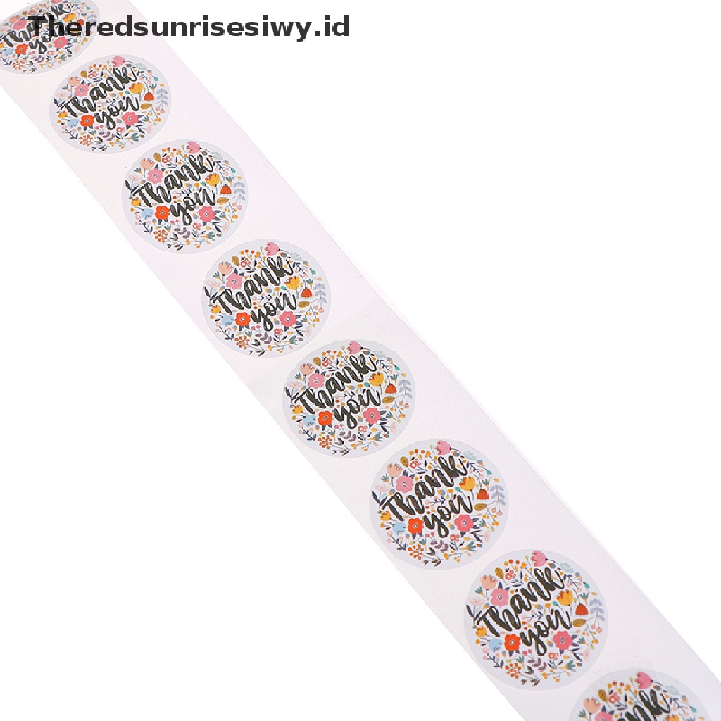 # Kado Mom &amp; PAPA DIY # Stiker Thank You Label Segel Stiker Lucu 500Pcs Per Roll Stationery Sticker~