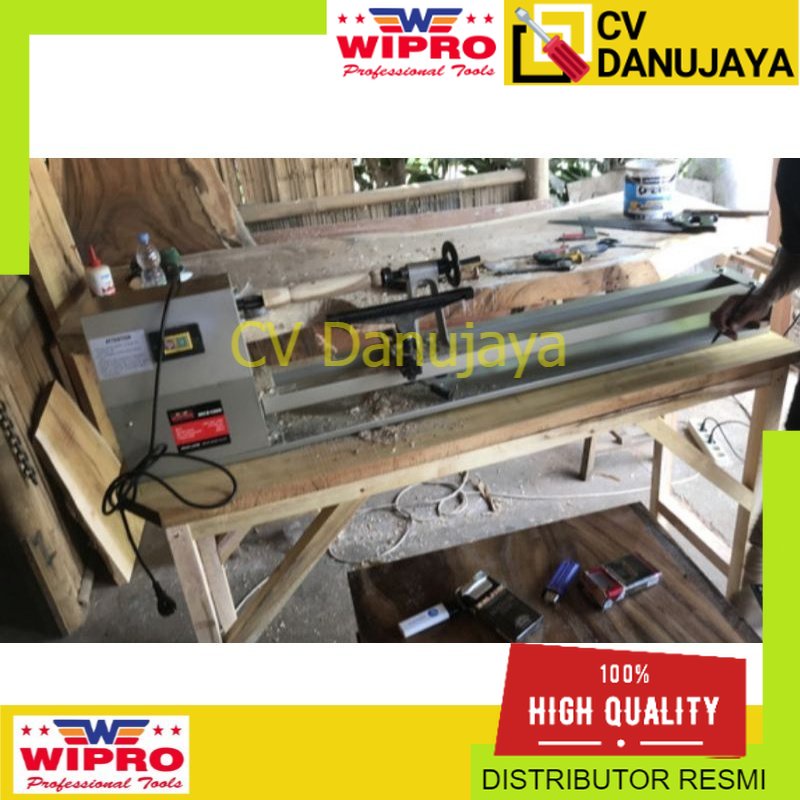 Wipro MCS-1000 Mesin bubut kayu 1000mm Wood lathe 1 meter MCS1000