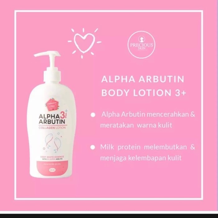 Precious Skin Alpha Arbutin 3 Plus Collagen Lotion