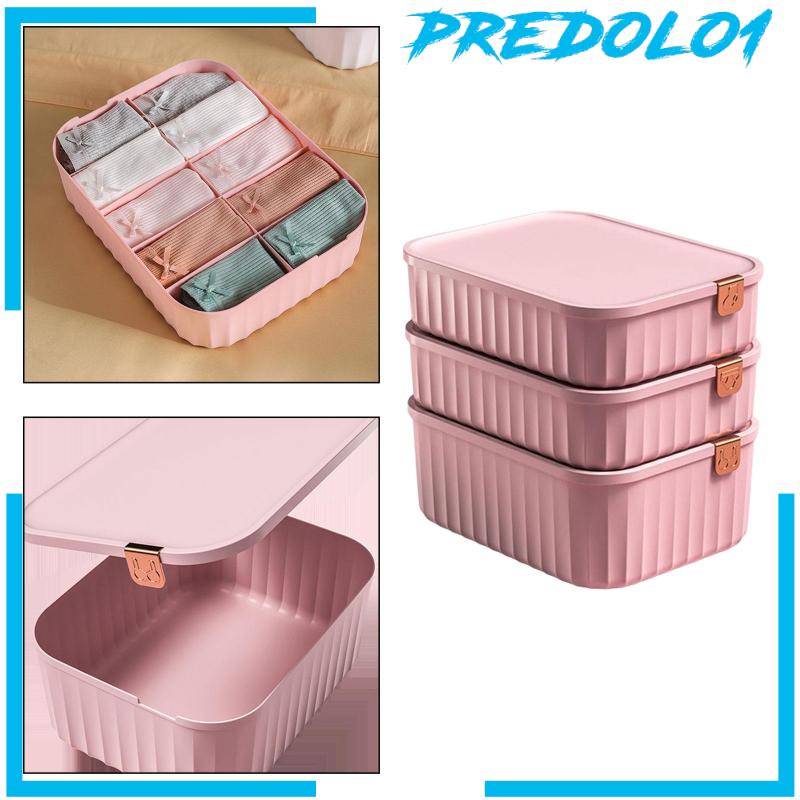 [Predolo1] 3buah Laci Organizer Lemari Rumah Tangga Menghemat Ruang Lemari Kotak Penyimpanan