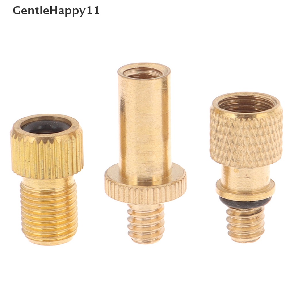 Gentlehappy Inflator Pump Nozzle Kit Presta Schrader Valve Adapter Adaptor Klep Sepeda id