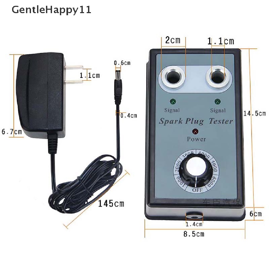 Gentlehappy Car Spark Plug Tester Plug Menganalisis Kit Detektor Pengapian Lubang Ganda Yang Dapat Disesuaikan id