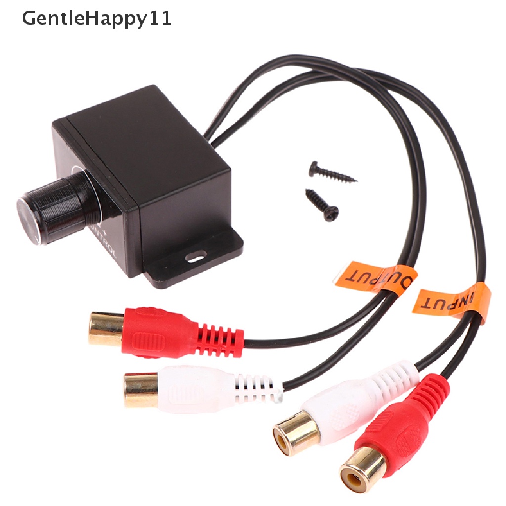 Gentlehappy New Car Amplifier Pengatur Volume Speaker Bass Controller Amplifier Audio Mobil id