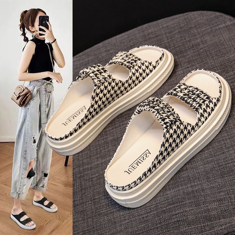 GROSIRTAS TG1719 Sepatu Slip On Wanita Sepatu Flatbed Wanita Import Fashion Korea