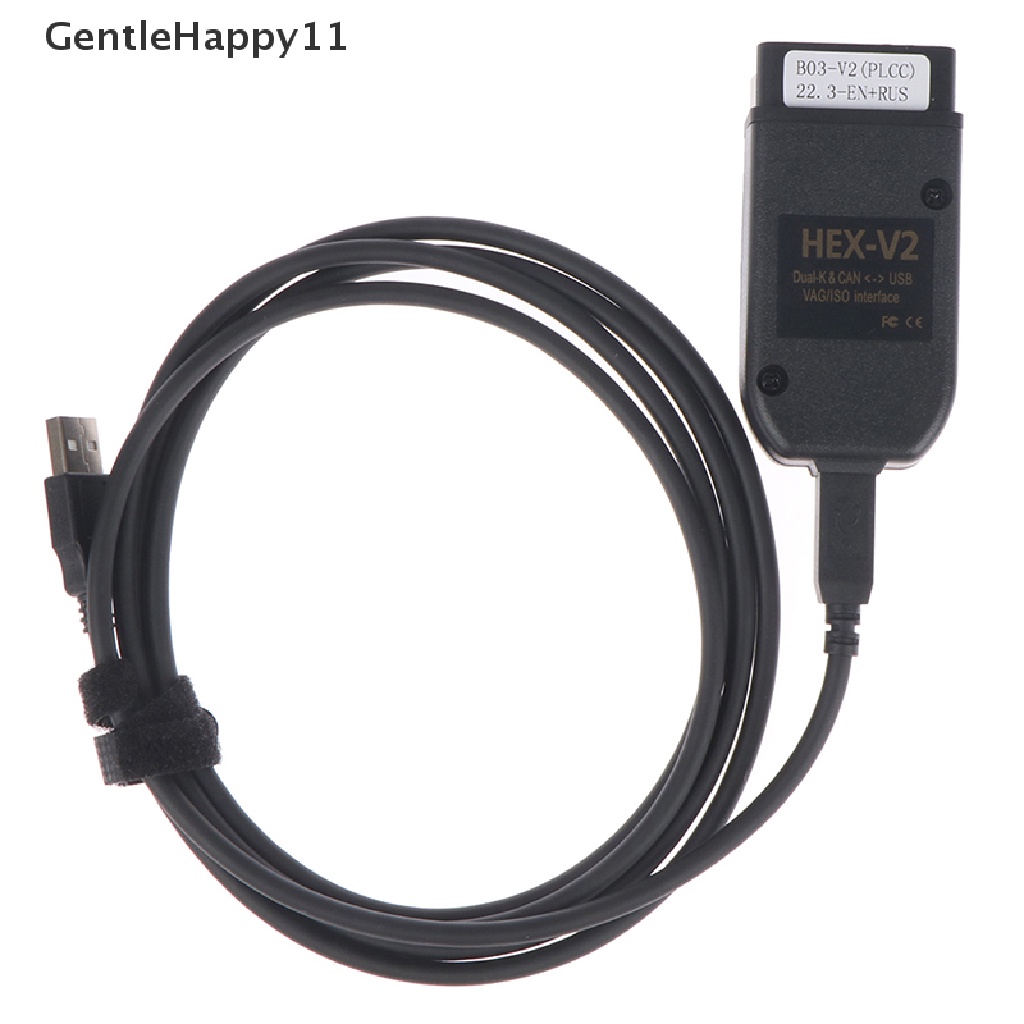 Gentlehappy 2022 VAG COM 22.3.1 Obd2 Scanner HEX V2 VAGCOM Alat Diagnostik Otomatis OBD USB id