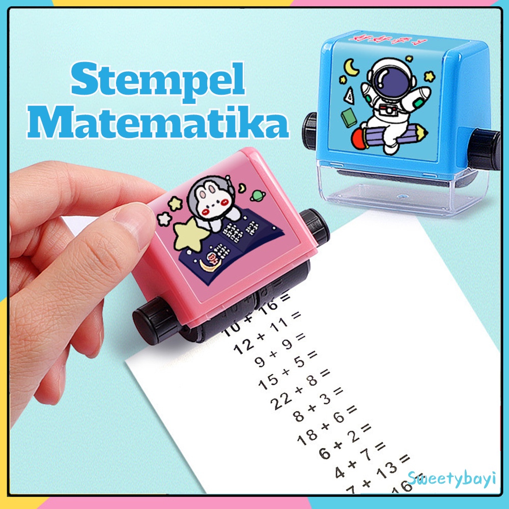 Sweetybayi Stempel perkalian matematika Stempel roll matematika Stempel matematika roll