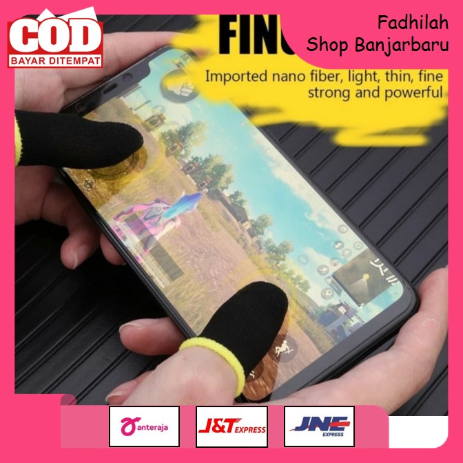 SARUNG JEMPOL JARI ISI 2 ANTI BASAH / KERINGAT LAYAR HP PUBG CODM LOKI IMPORT MURAH | FADHILAH SHOP BJB