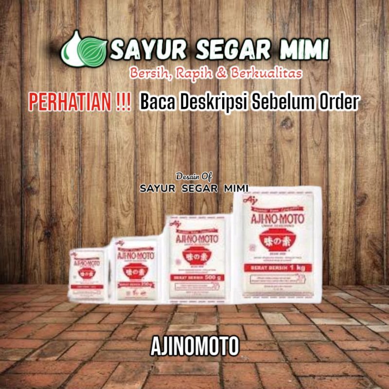 

Ajinomoto Penyedap Rasa 100 gr - Sᴀʏᴜʀ Sᴇɢᴀʀ ♏ɪᴍɪ