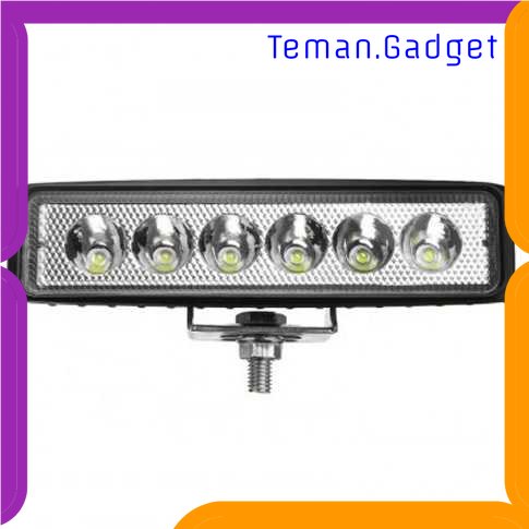 TD - OTO Lampu Sorot Tembak Mobil Floodlight Offroad SUV IP67 Cool White 18W - LW18